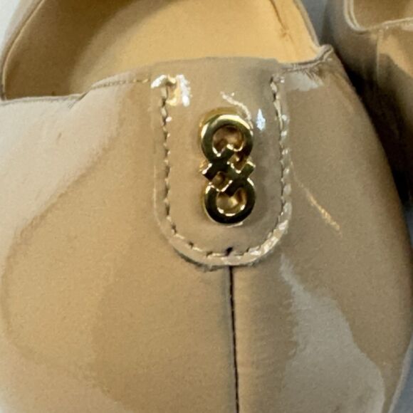 Cole Haan Size 11 Grand Zero Beige Patent Leather Pumps | Classic Stiletto Heels - Picture 5 of 8